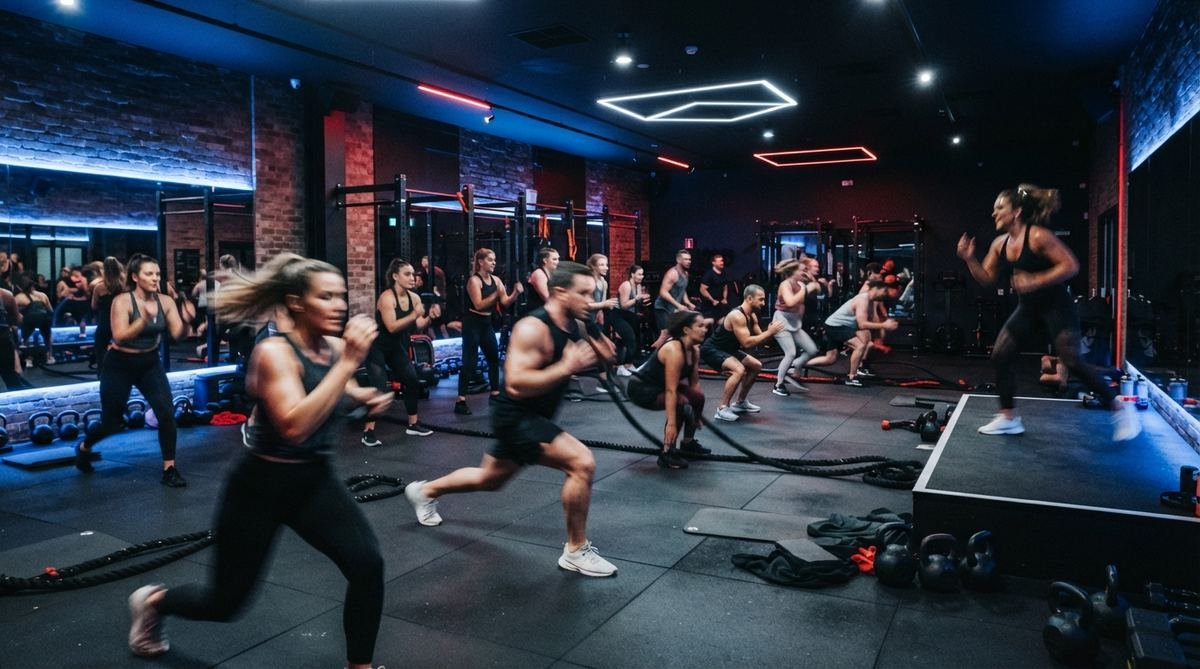 Members training together during a Gate Gym community group fitness class